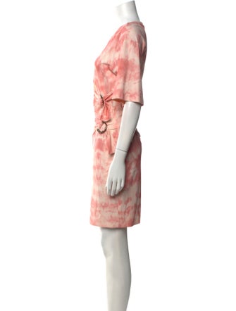 Roberto Cavalli Tie-Dye Print Mini Dress