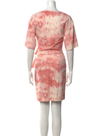 Roberto Cavalli Tie-Dye Print Mini Dress