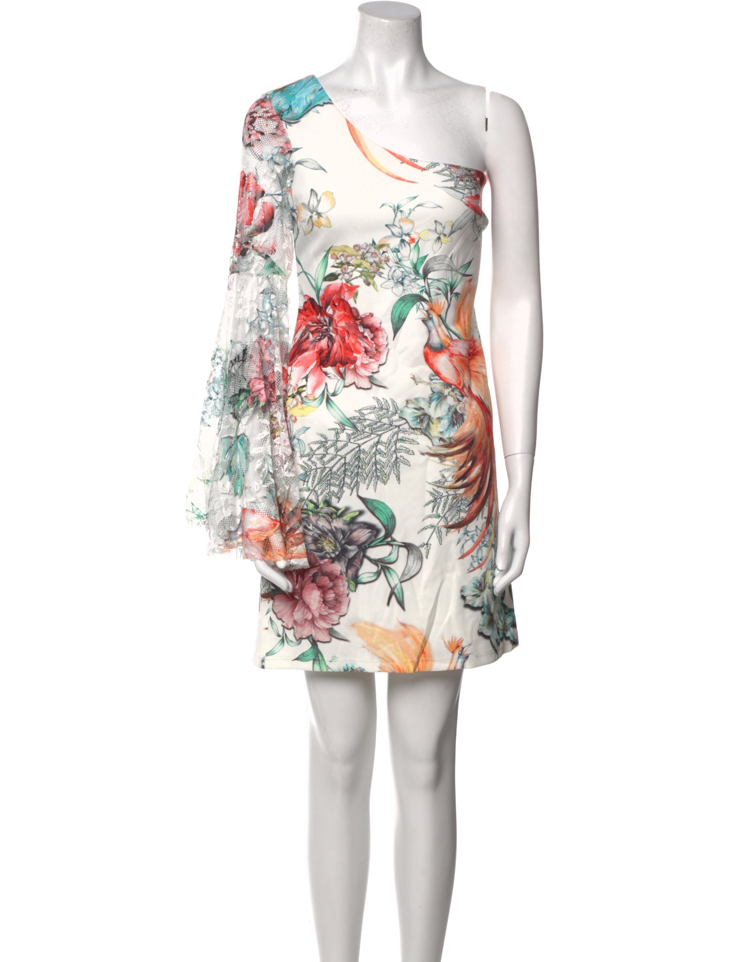 Roberto Cavalli Floral Print Mini Dress