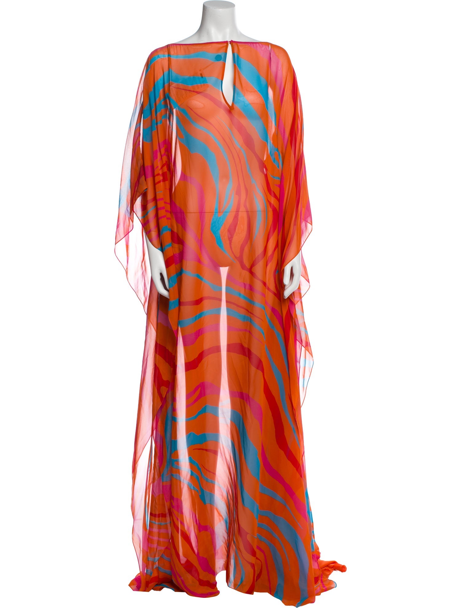 Roberto Cavalli Silk Long Dress