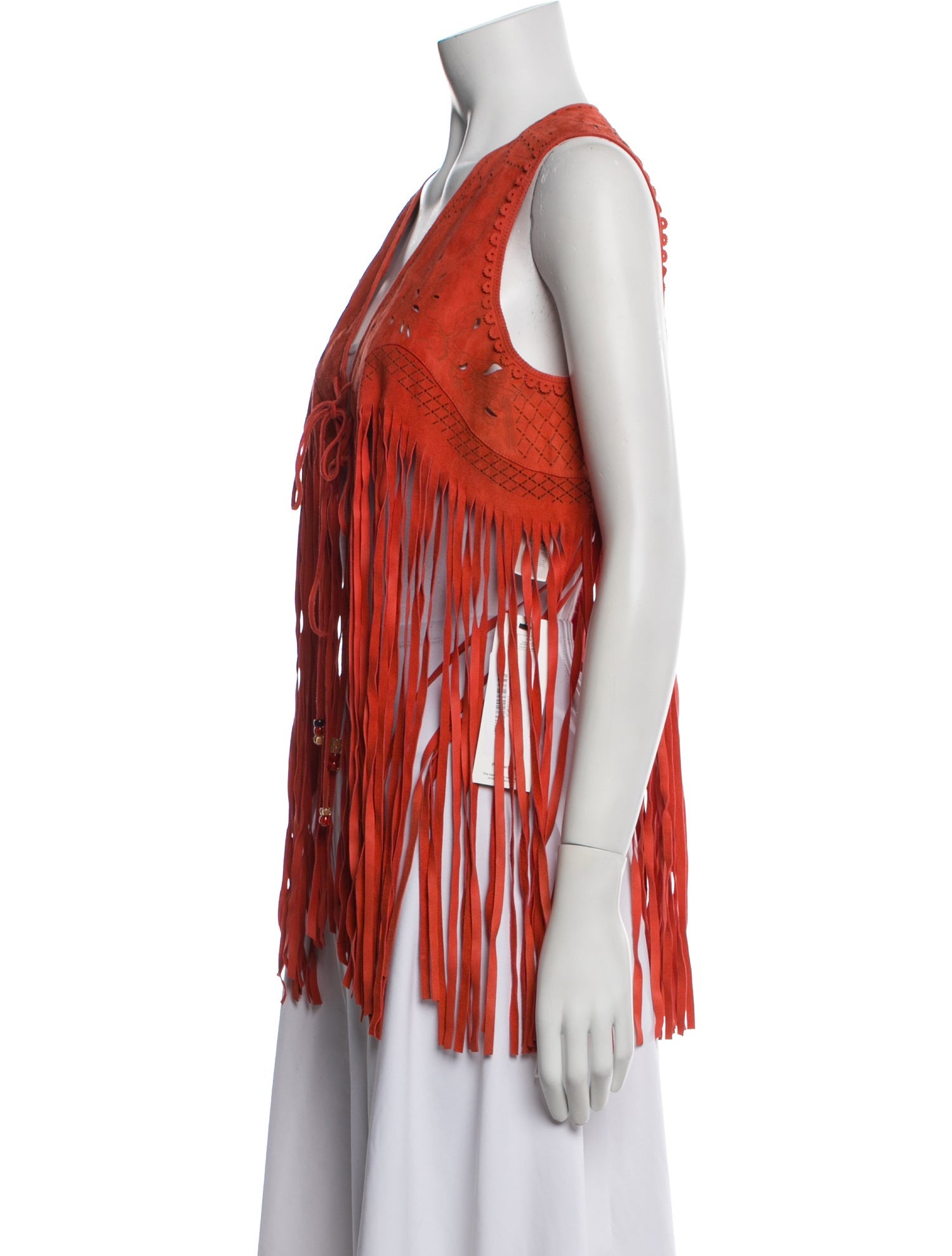 Roberto Cavalli 2017 Suede Vest