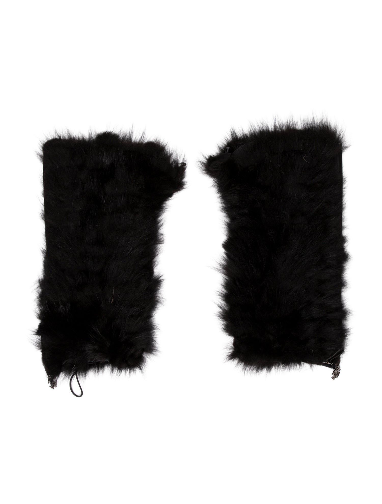 Roberto Cavalli Fox Fur Leg Warmers