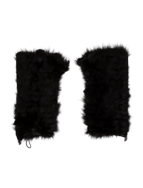 Roberto Cavalli Fox Fur Leg Warmers