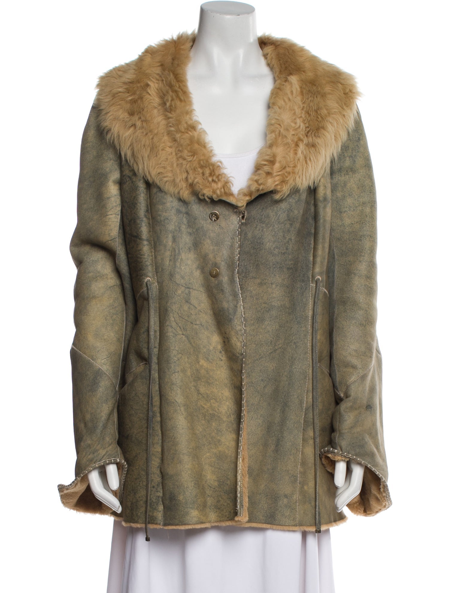 Roberto Cavalli Vintage Late 1990's - Early 2000's Faux Fur Jacket