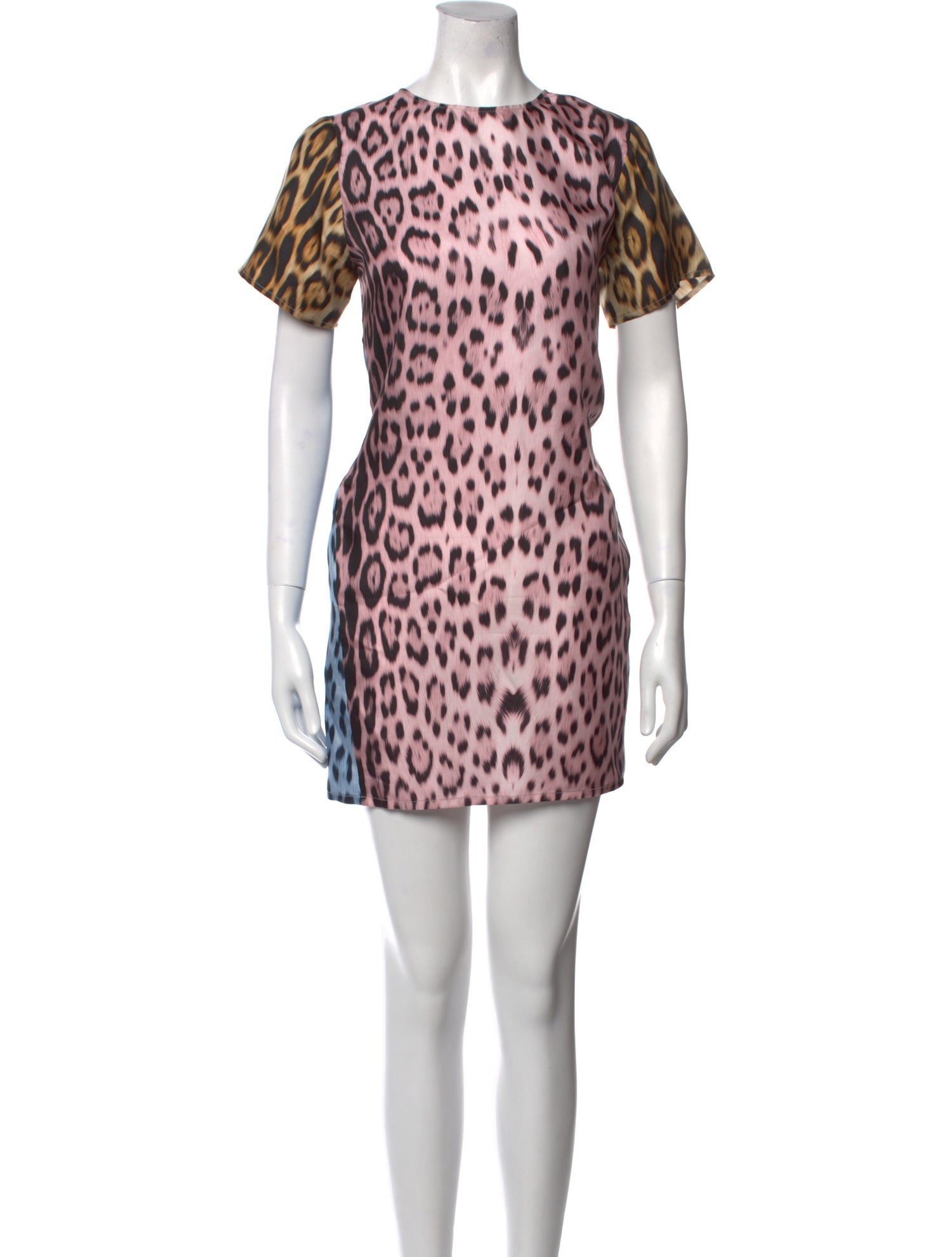 Roberto Cavalli Animal Print Mini Dress