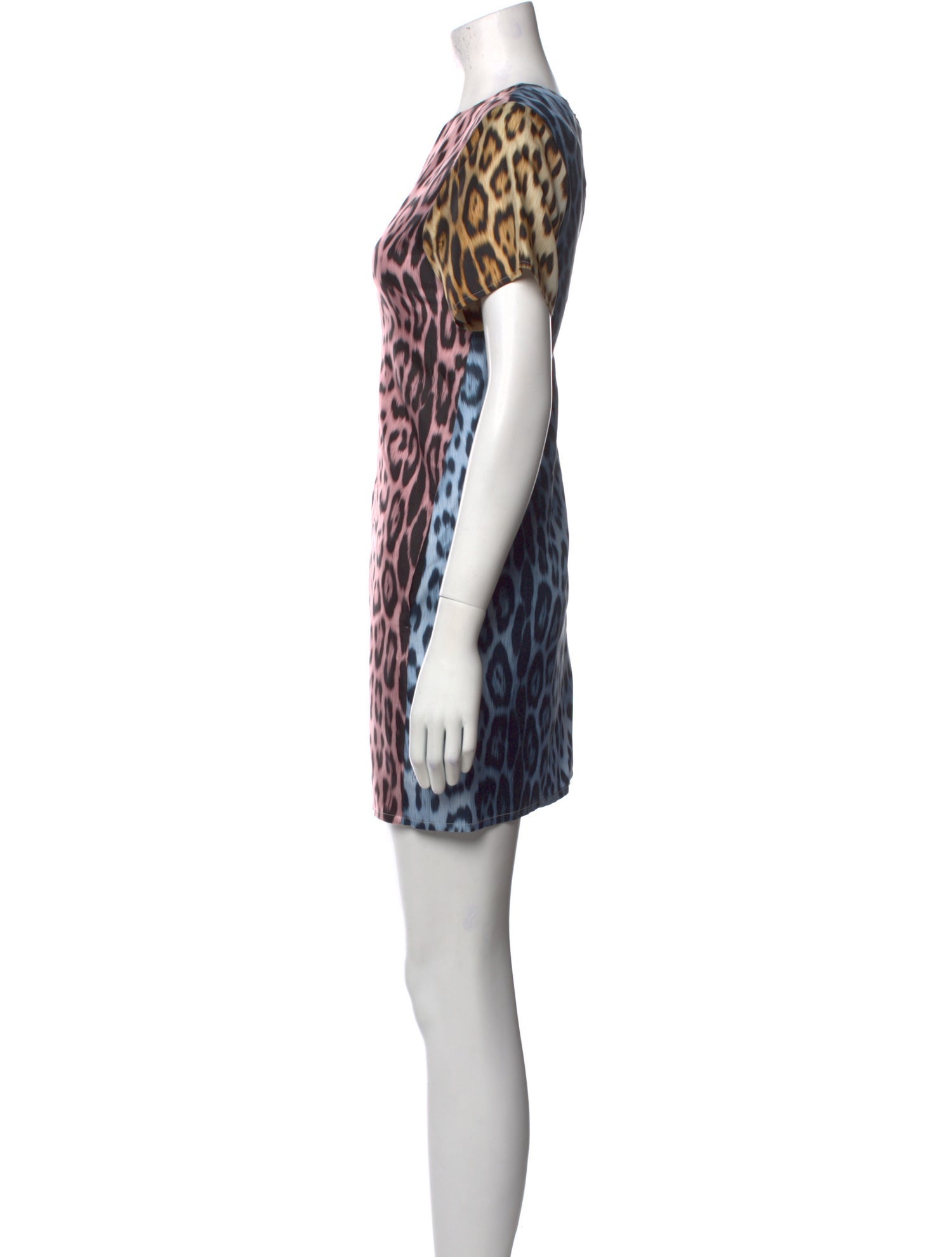 Roberto Cavalli Animal Print Mini Dress