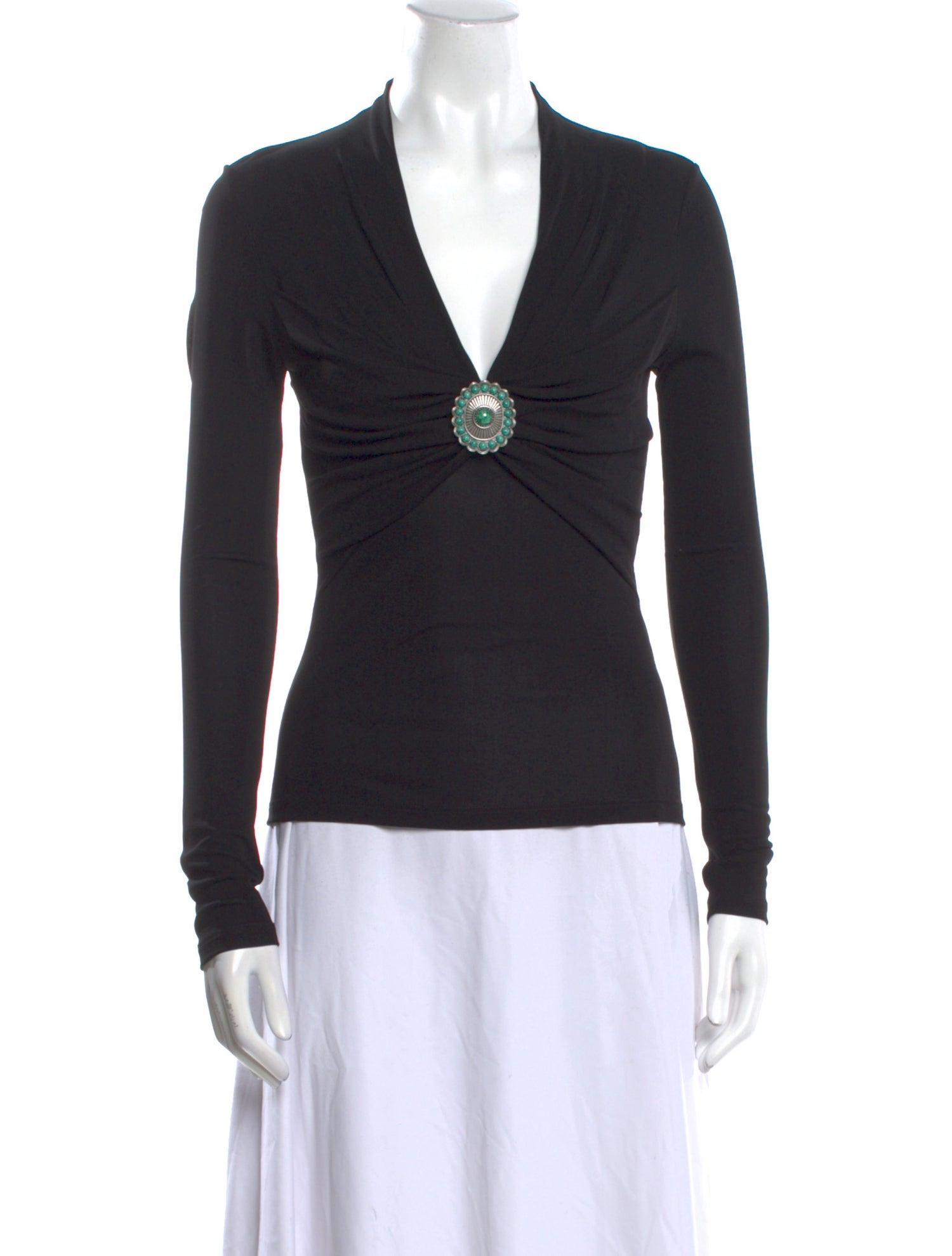 Roberto Cavalli 2023 V-Neck Top