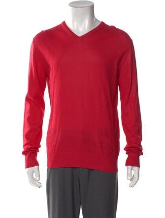 Roberto Cavalli V-Neck Long Sleeve Pullover