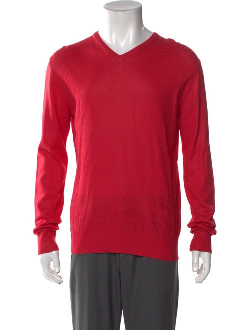 Roberto Cavalli V-Neck Long Sleeve Pullover