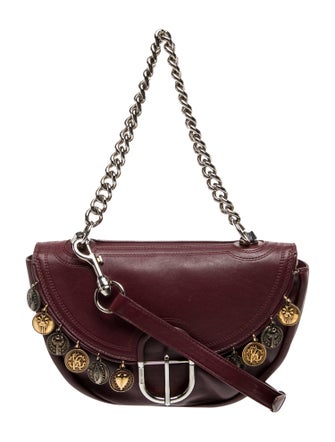 Roberto Cavalli Leather Top Handle Bag