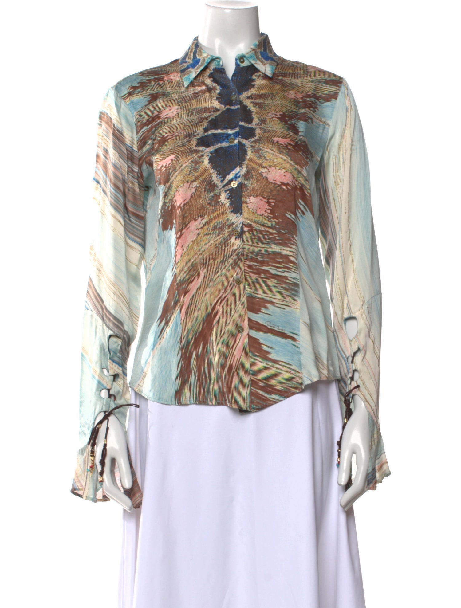 Roberto Cavalli Vintage 2004 Button-Up Top