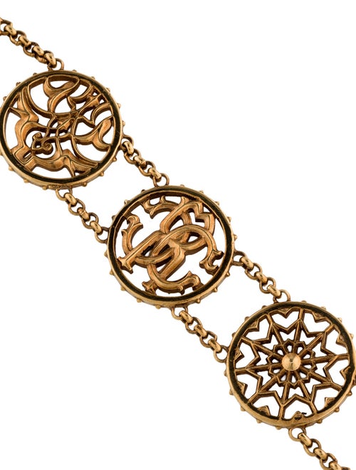 Roberto Cavalli Logo Link Bracelet