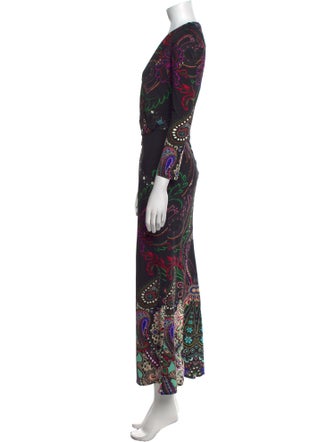 Roberto Cavalli Nylon Long Dress