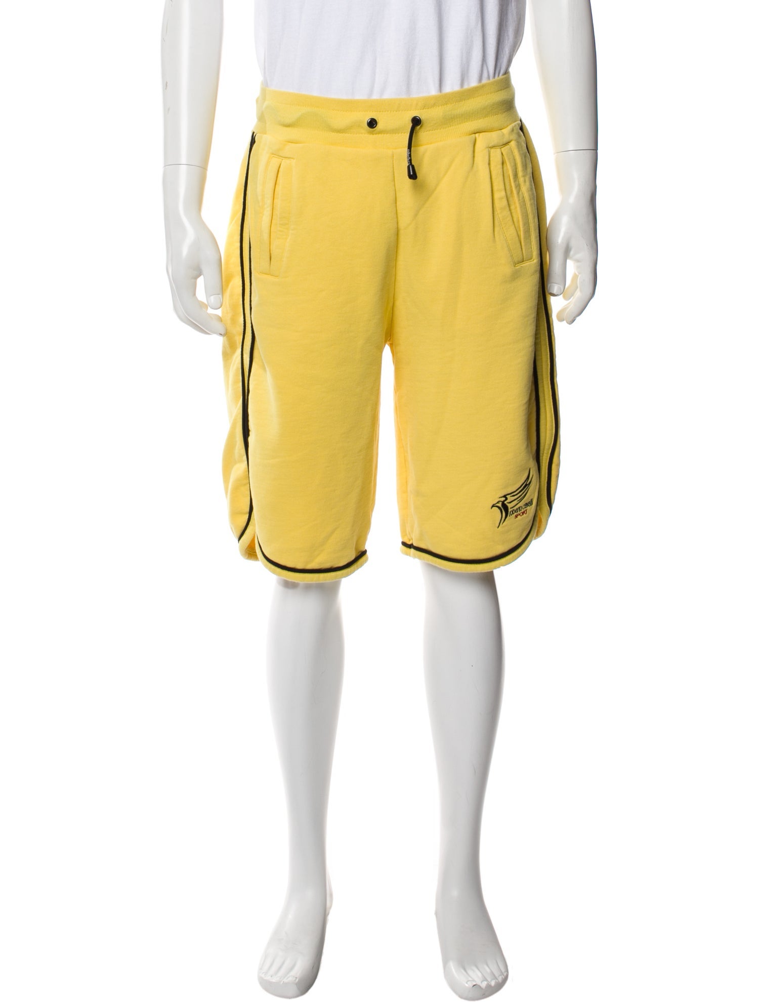 Roberto Cavalli Striped Jogger Shorts