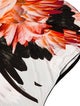 Roberto Cavalli Floral Print Bateau Neckline Tunic