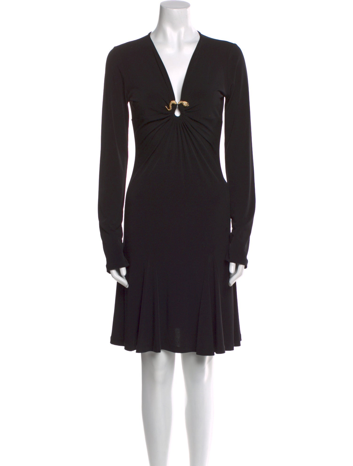 Roberto Cavalli V-Neck Mini Dress