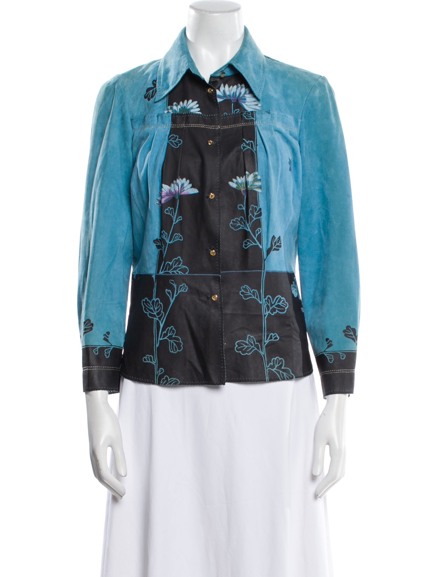 Roberto Cavalli Vintage 1990's Button-Up Top