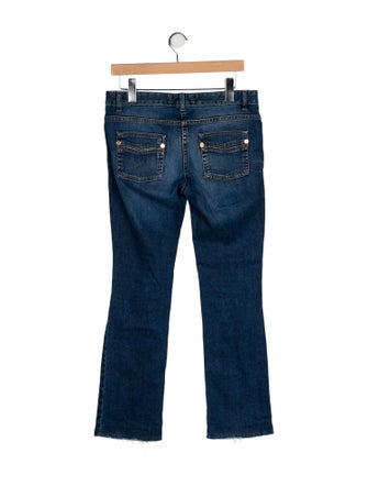 Roberto Cavalli Mid-Rise Straight Leg Jeans