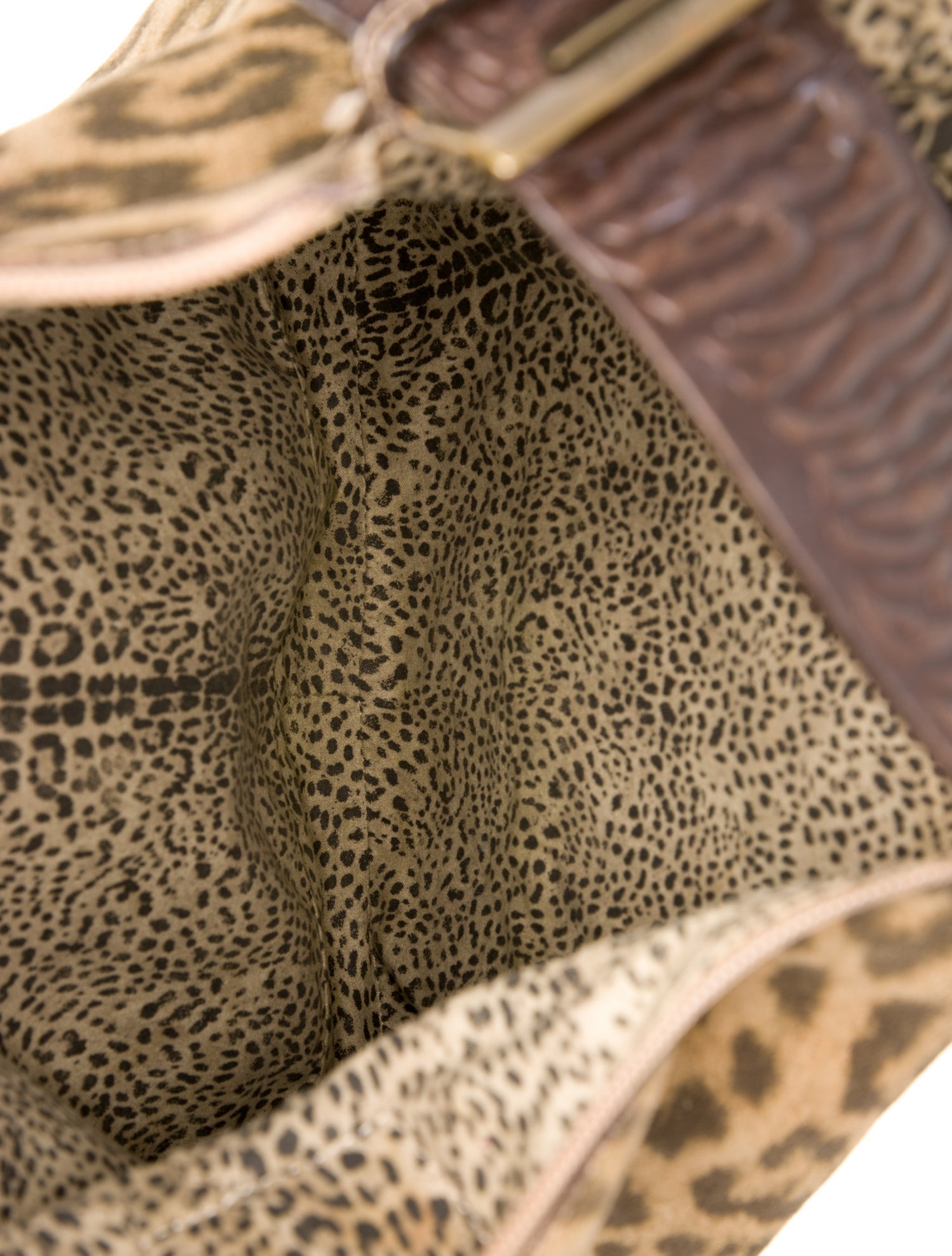 Roberto Cavalli Suede Messenger Bag