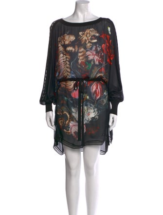 Roberto Cavalli Printed Mini Dress