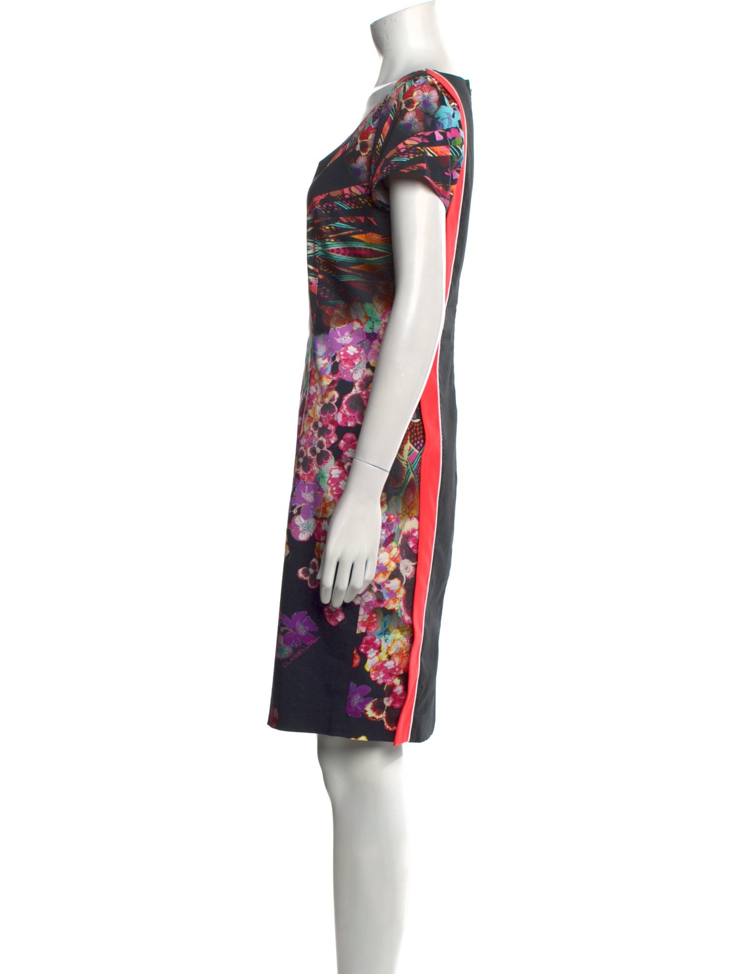 Roberto Cavalli Floral Print Knee-Length Dress