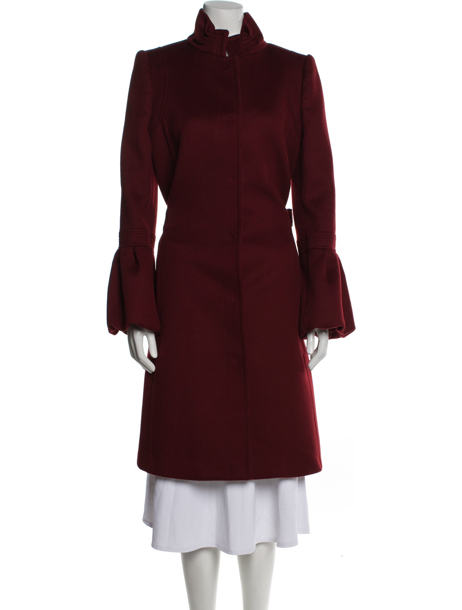 Roberto Cavalli Virgin Wool Trench Coat