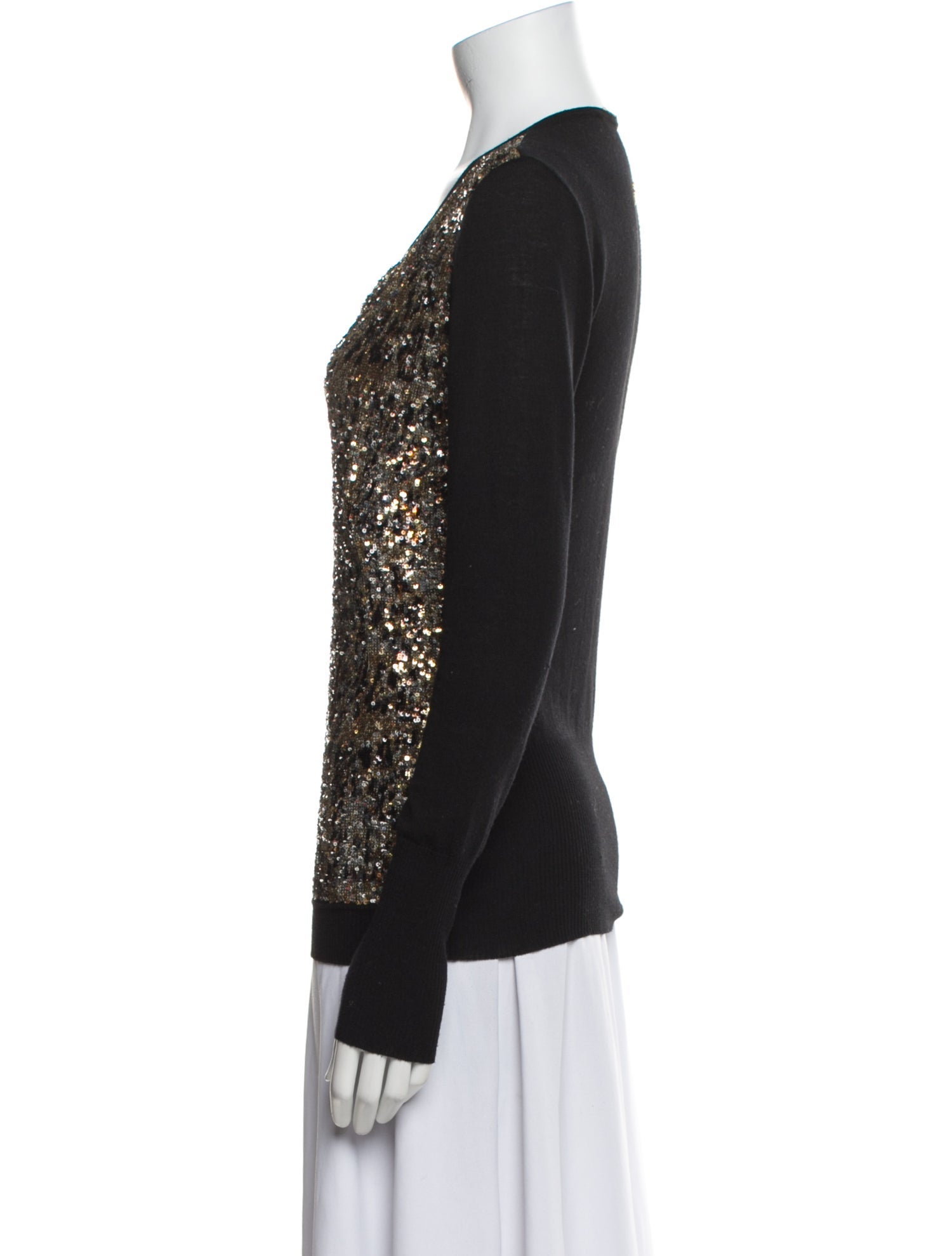 Roberto Cavalli Cashmere Cowl Neck Top