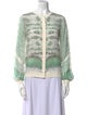 Roberto Cavalli Printed Crew Neck Blouse