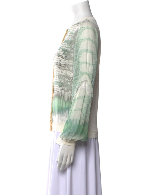 Roberto Cavalli Printed Crew Neck Blouse