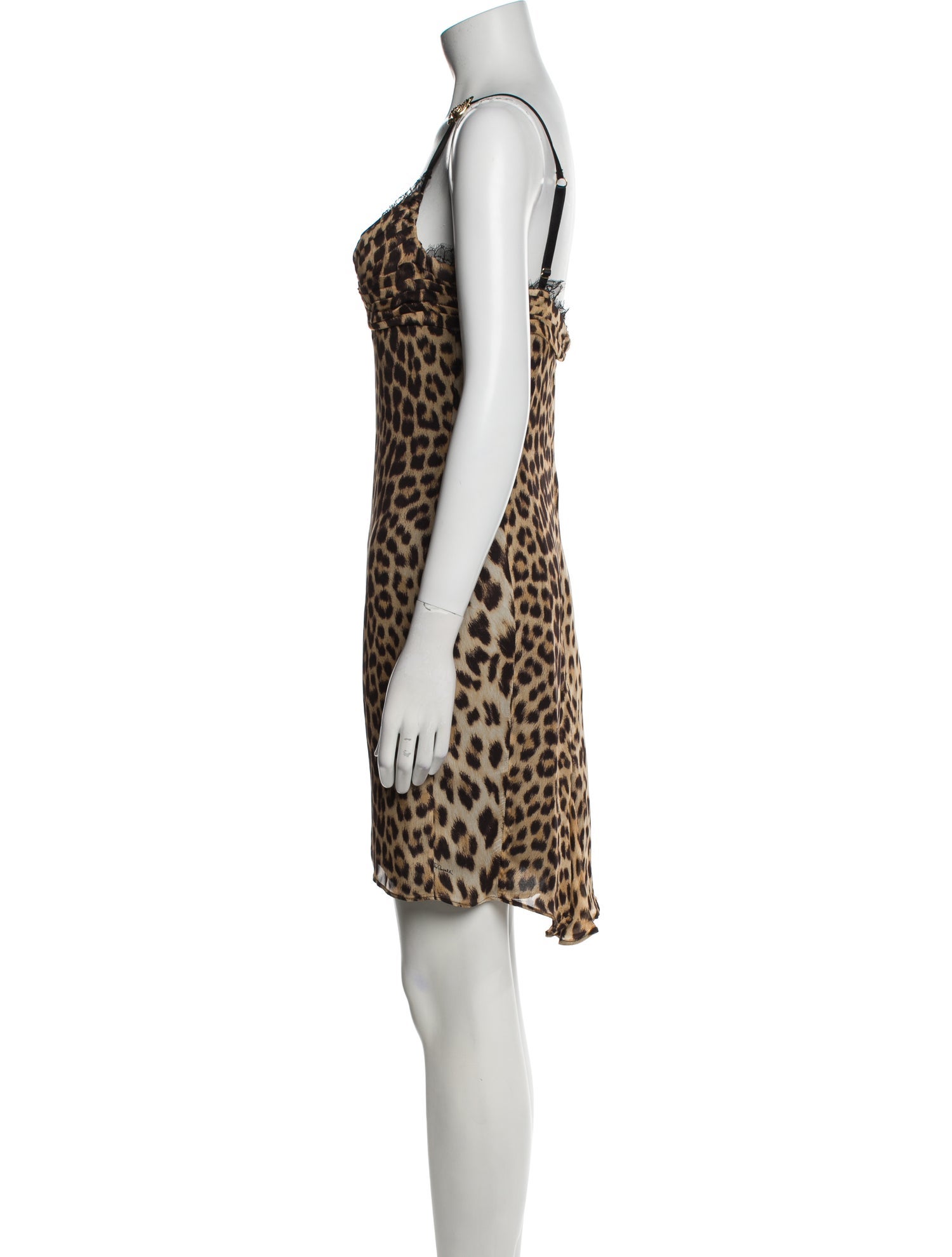 Roberto Cavalli Animal Print Mini Dress