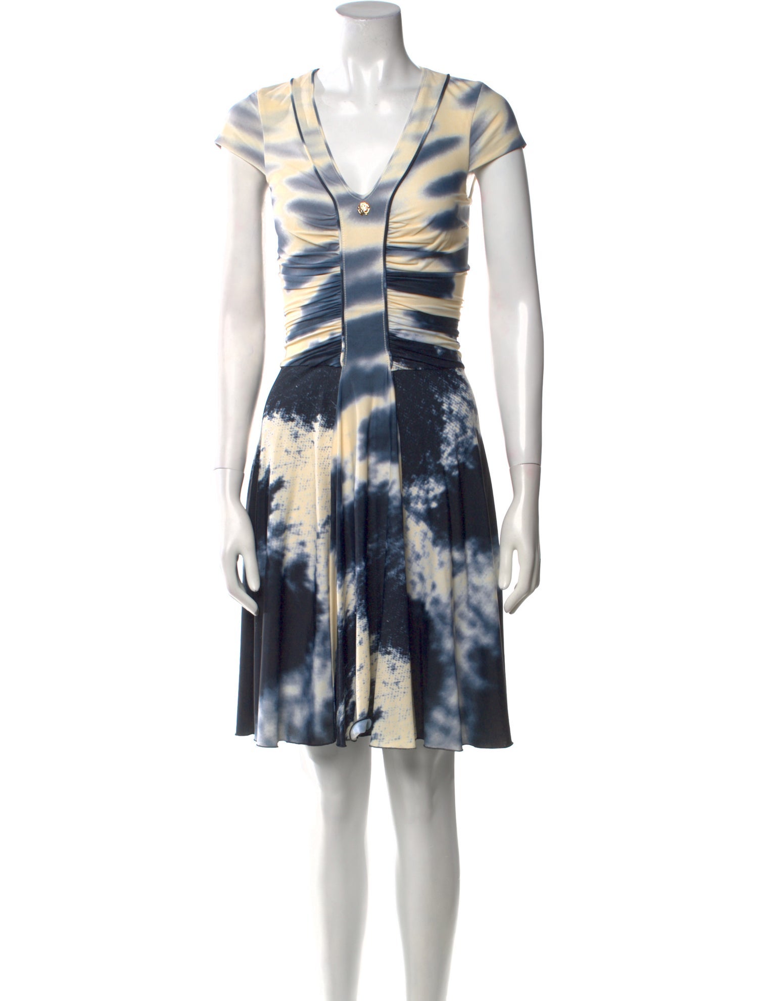 Roberto Cavalli Nylon Knee-Length Dress