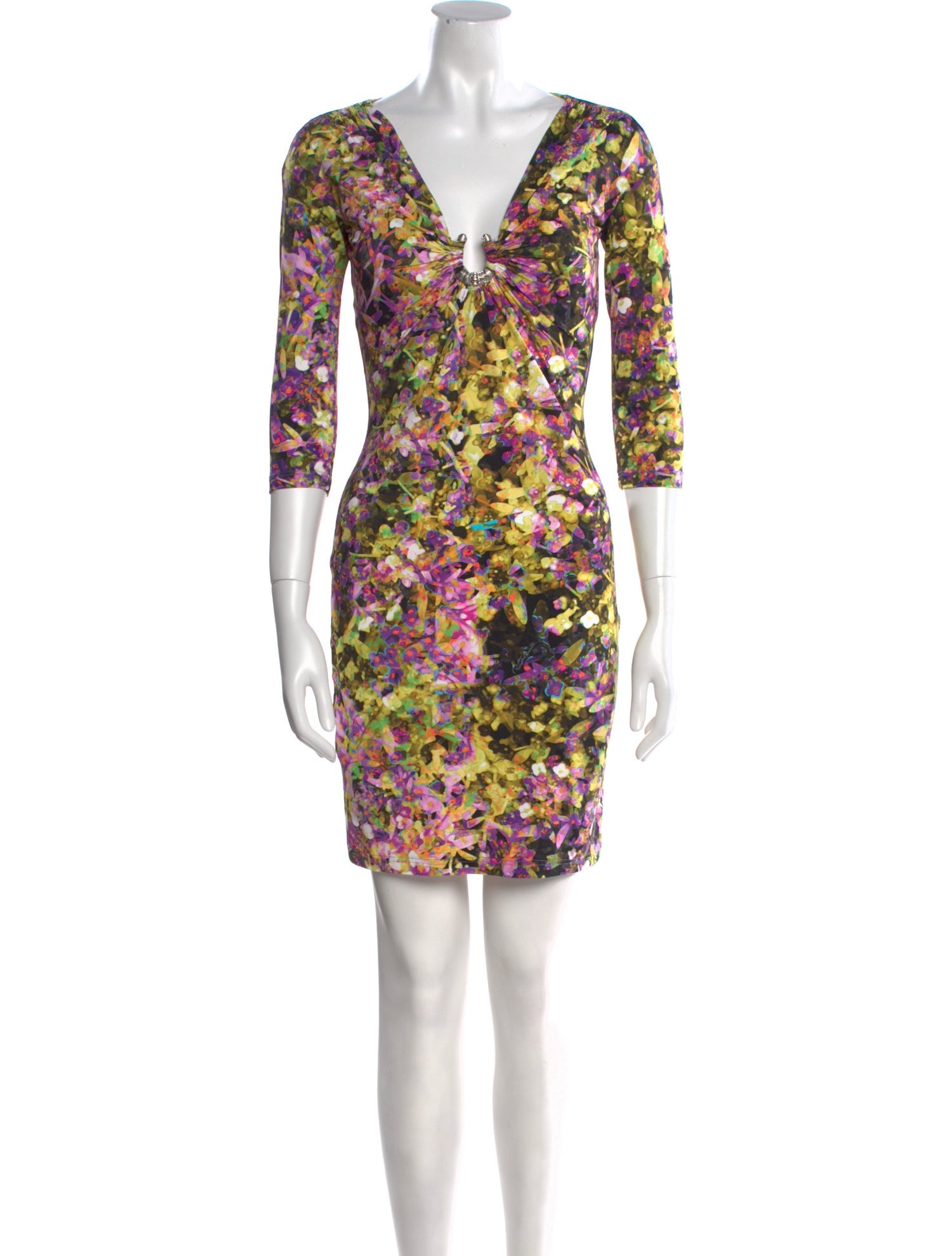 Roberto Cavalli Nylon Mini Dress