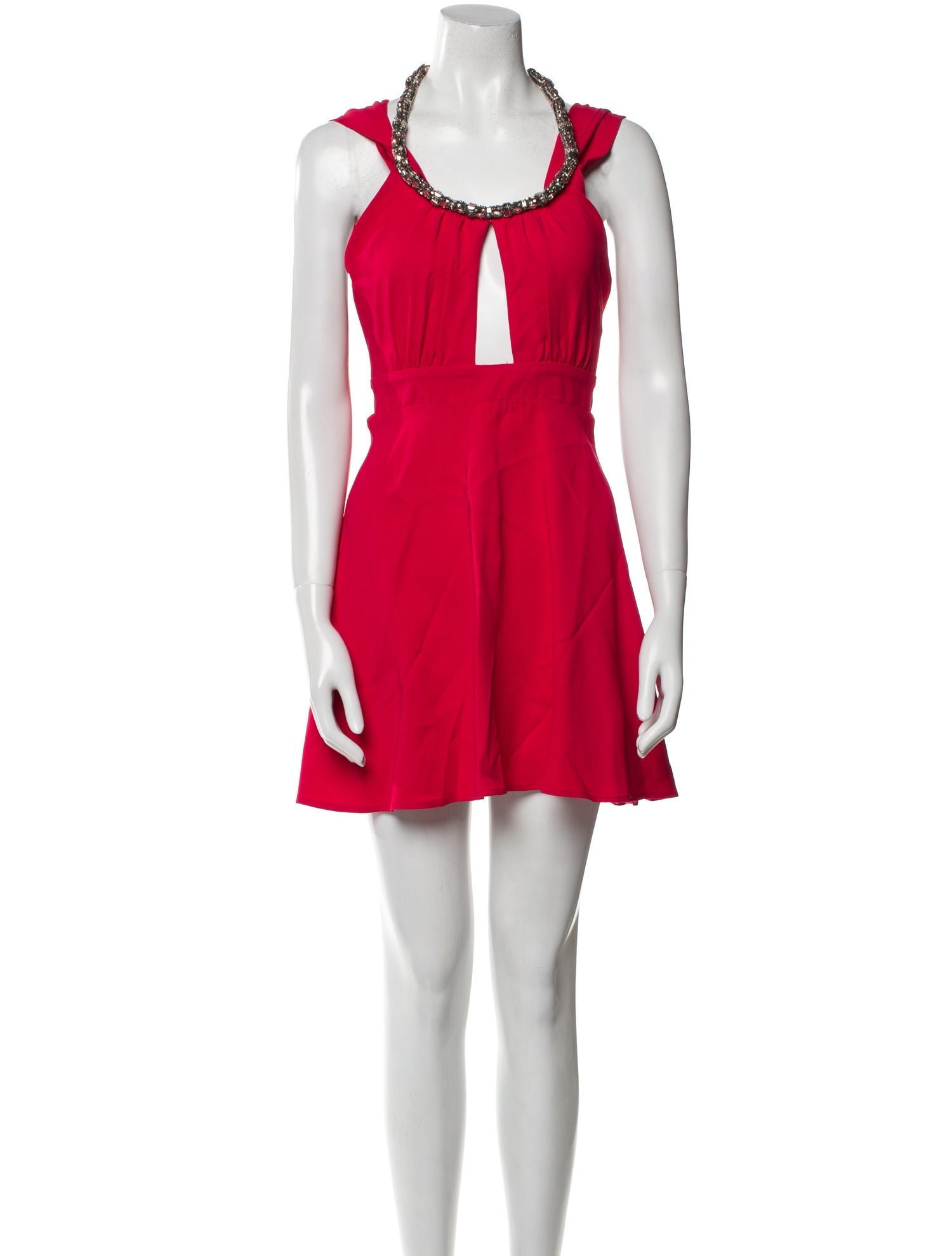 Roberto Cavalli V-Neck Mini Dress