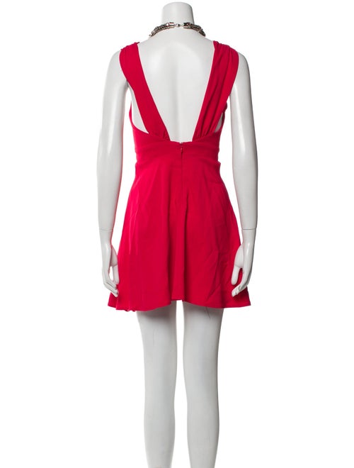 Roberto Cavalli V-Neck Mini Dress