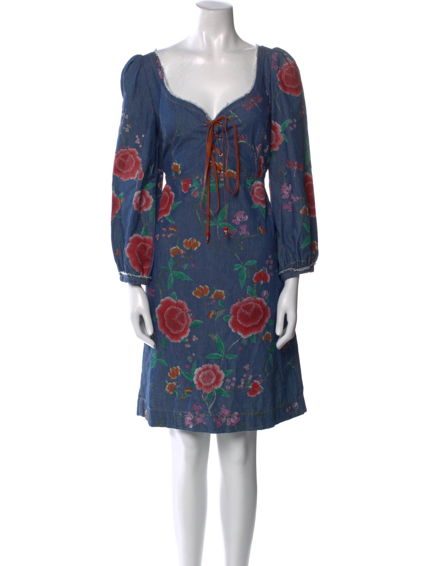 Roberto Cavalli Printed Knee-Length Dress