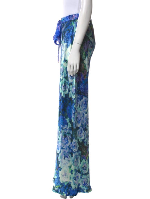 Roberto Cavalli Floral Print Wide Leg Pants