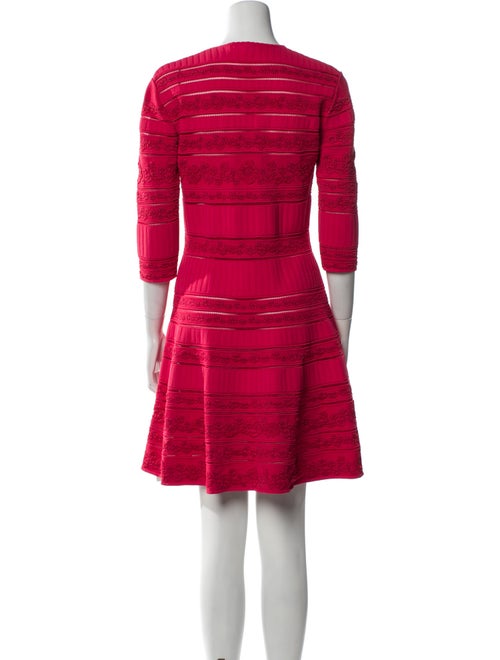 Roberto Cavalli Scoop Neck Mini Dress