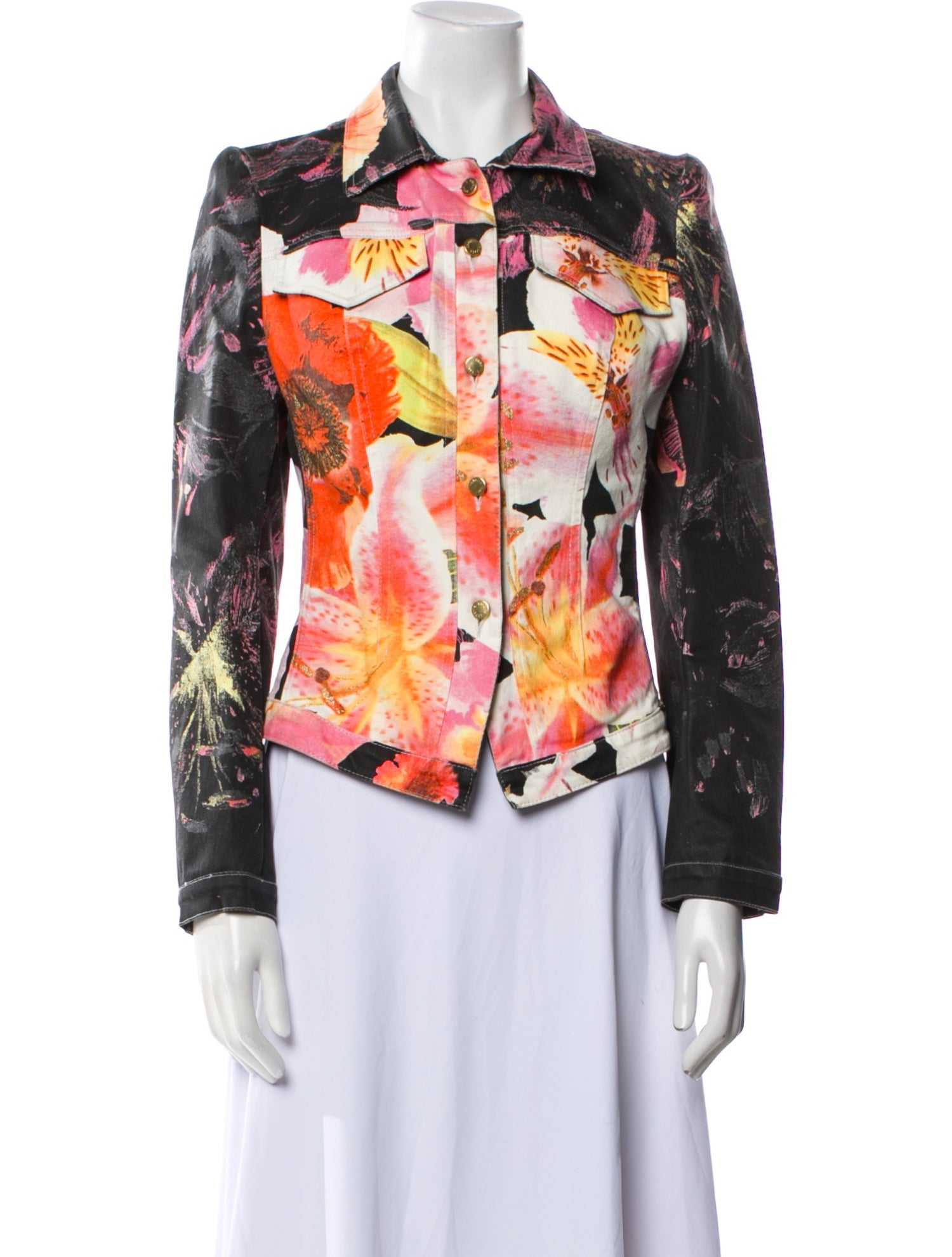 Roberto Cavalli Vintage Late 1990's - Early 2000's Biker Jacket