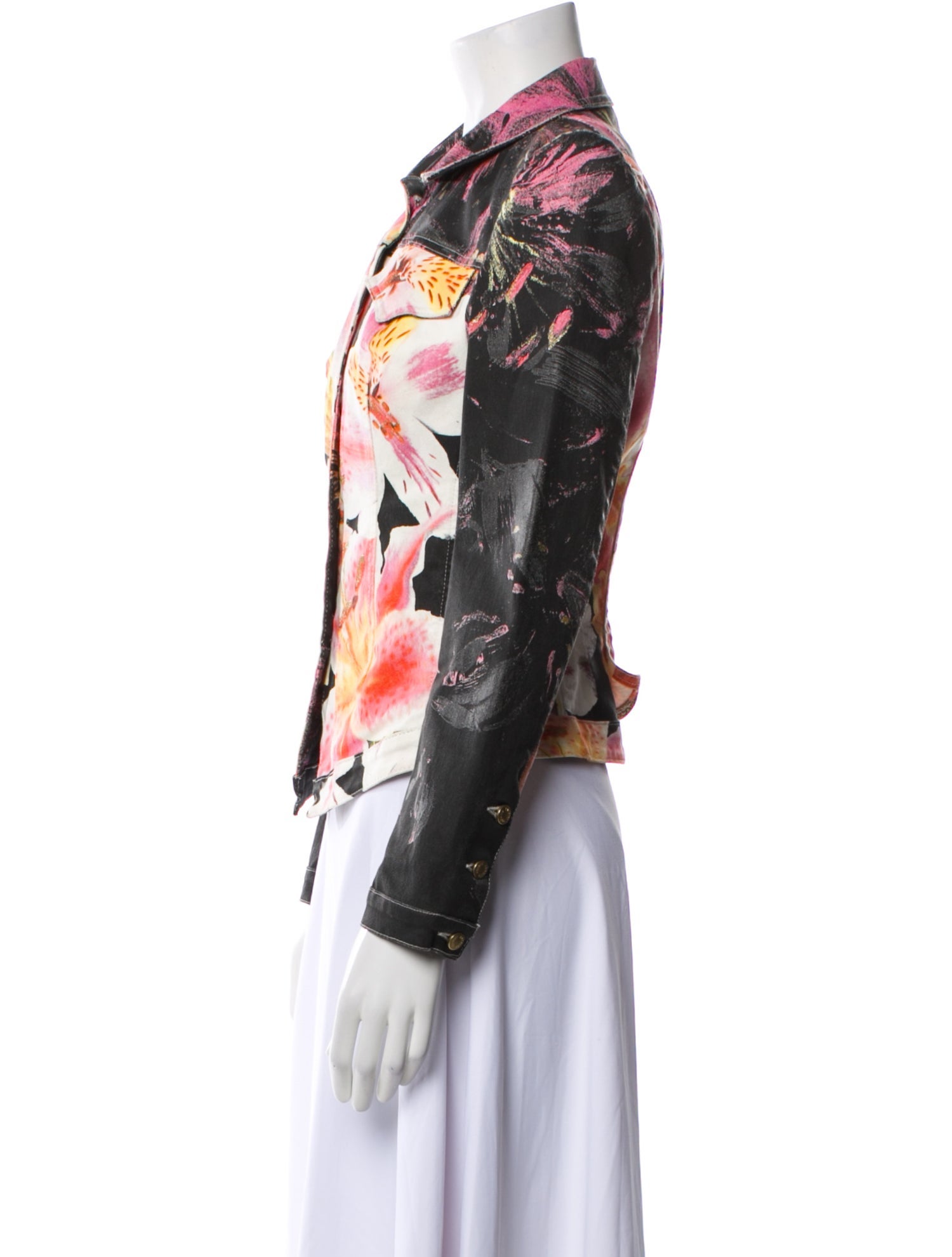 Roberto Cavalli Vintage Late 1990's - Early 2000's Biker Jacket