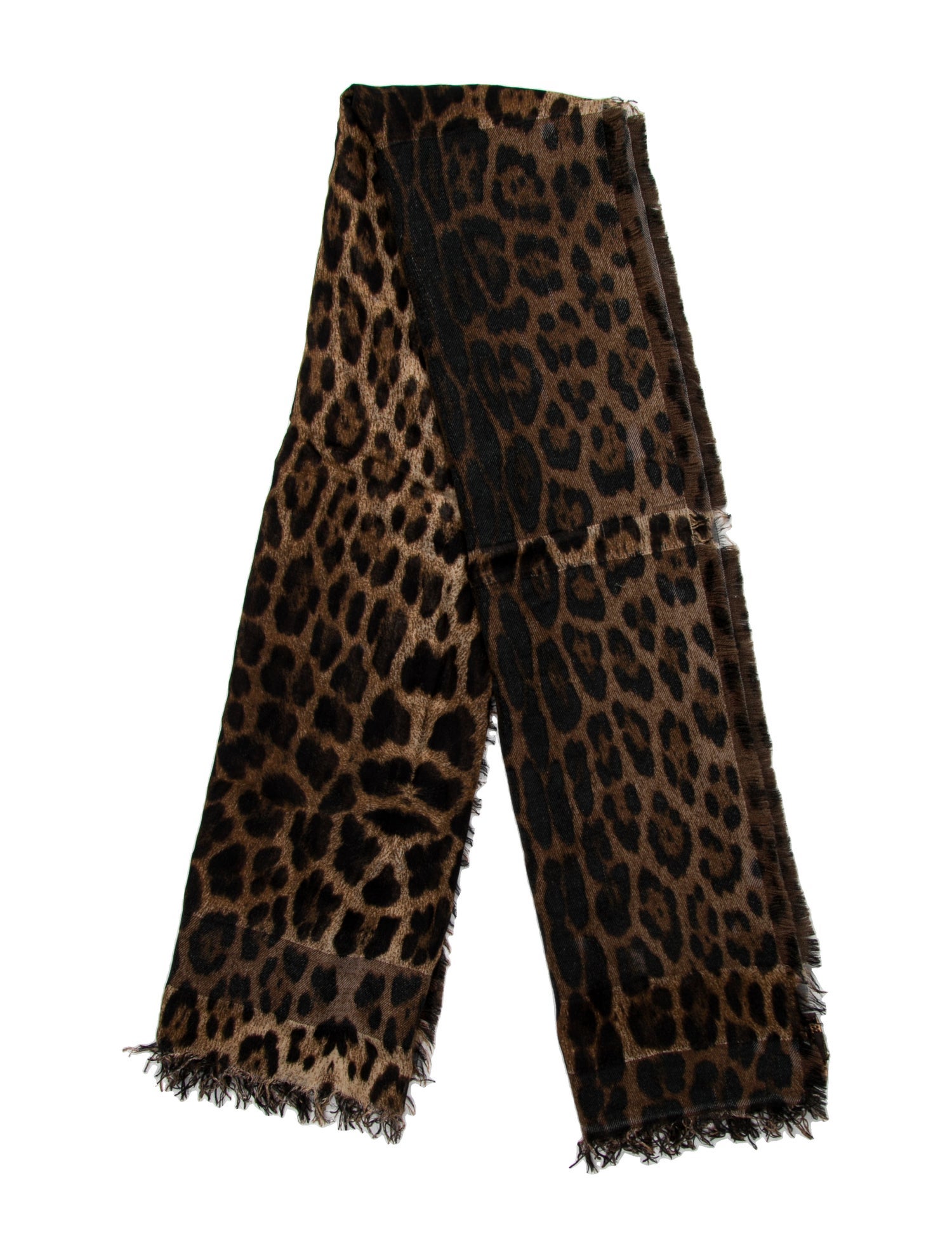 Roberto Cavalli Animal Print Scarf