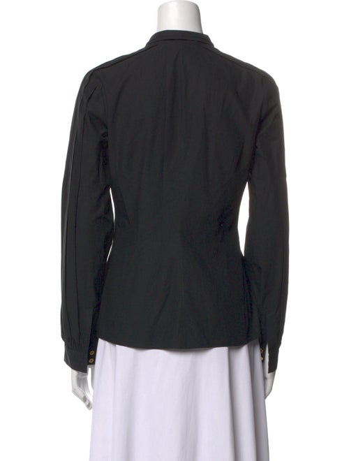 Roberto Cavalli Long Sleeve Button-Up Top