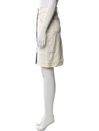 Roberto Cavalli Whipstitch Trim Knee-Length Skirt