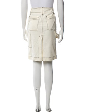 Roberto Cavalli Whipstitch Trim Knee-Length Skirt