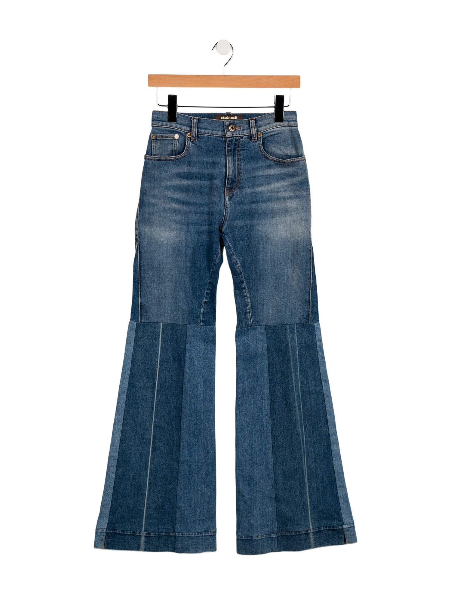 Roberto Cavalli Mid-Rise Wide Leg Jeans