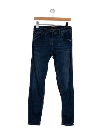 Roberto Cavalli Mid-Rise Skinny Leg Jeans