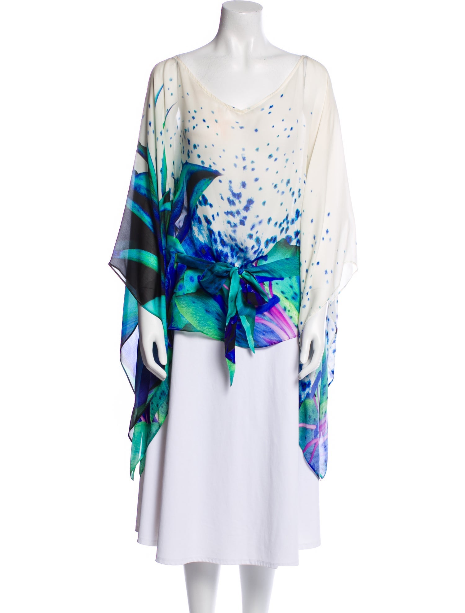 Roberto Cavalli Silk Printed Tunic