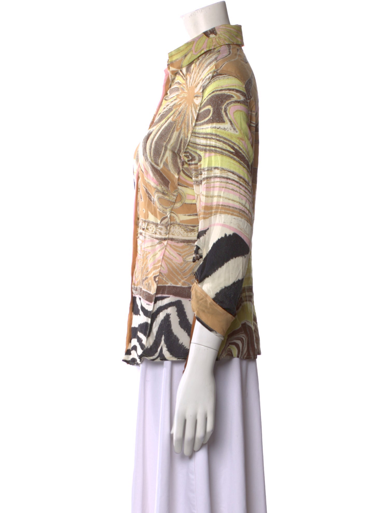 Roberto Cavalli Vintage 2004 Button-Up Top