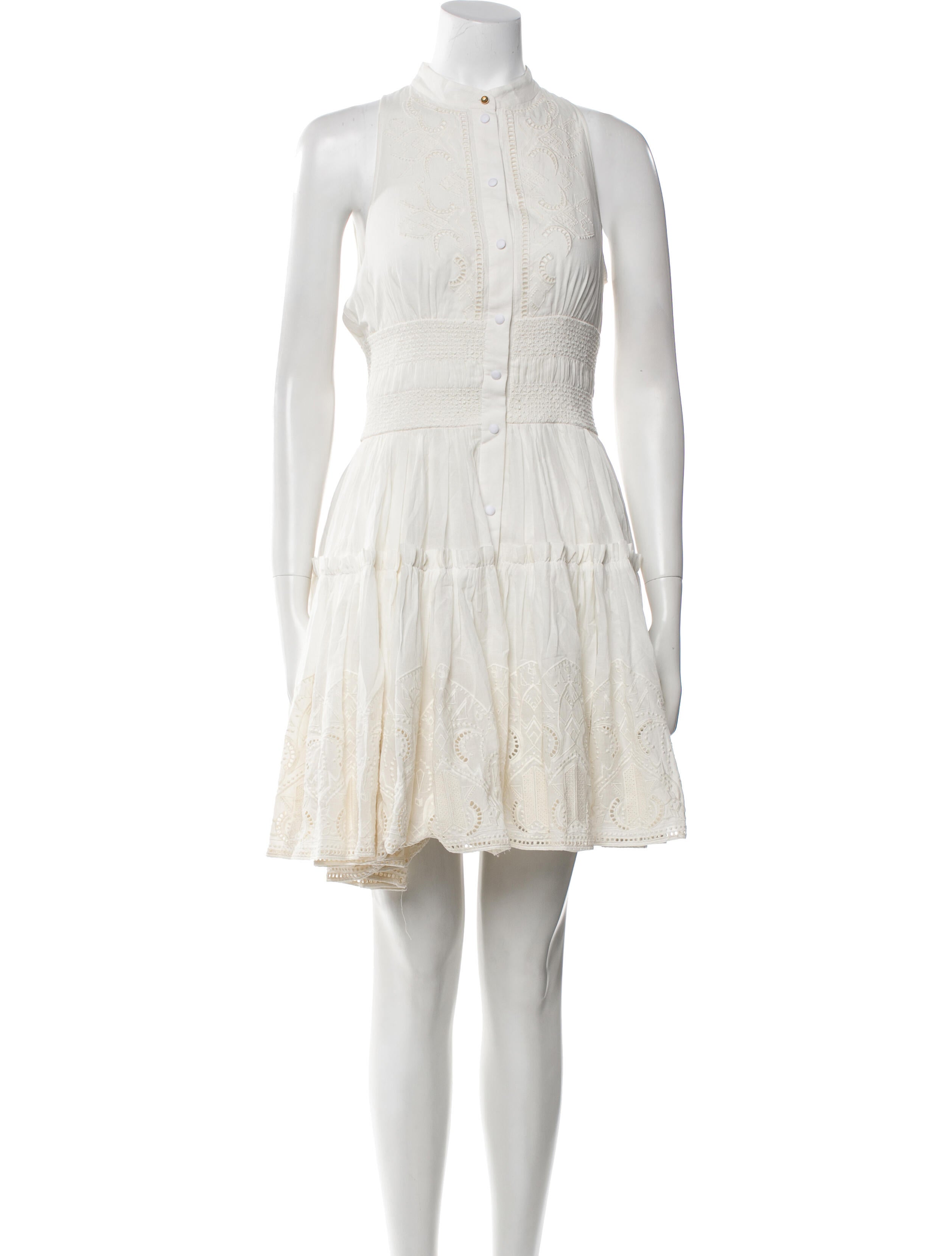 Roberto Cavalli Mock Neck Mini Dress w/ Tags