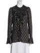 Roberto Cavalli Silk Printed Blouse