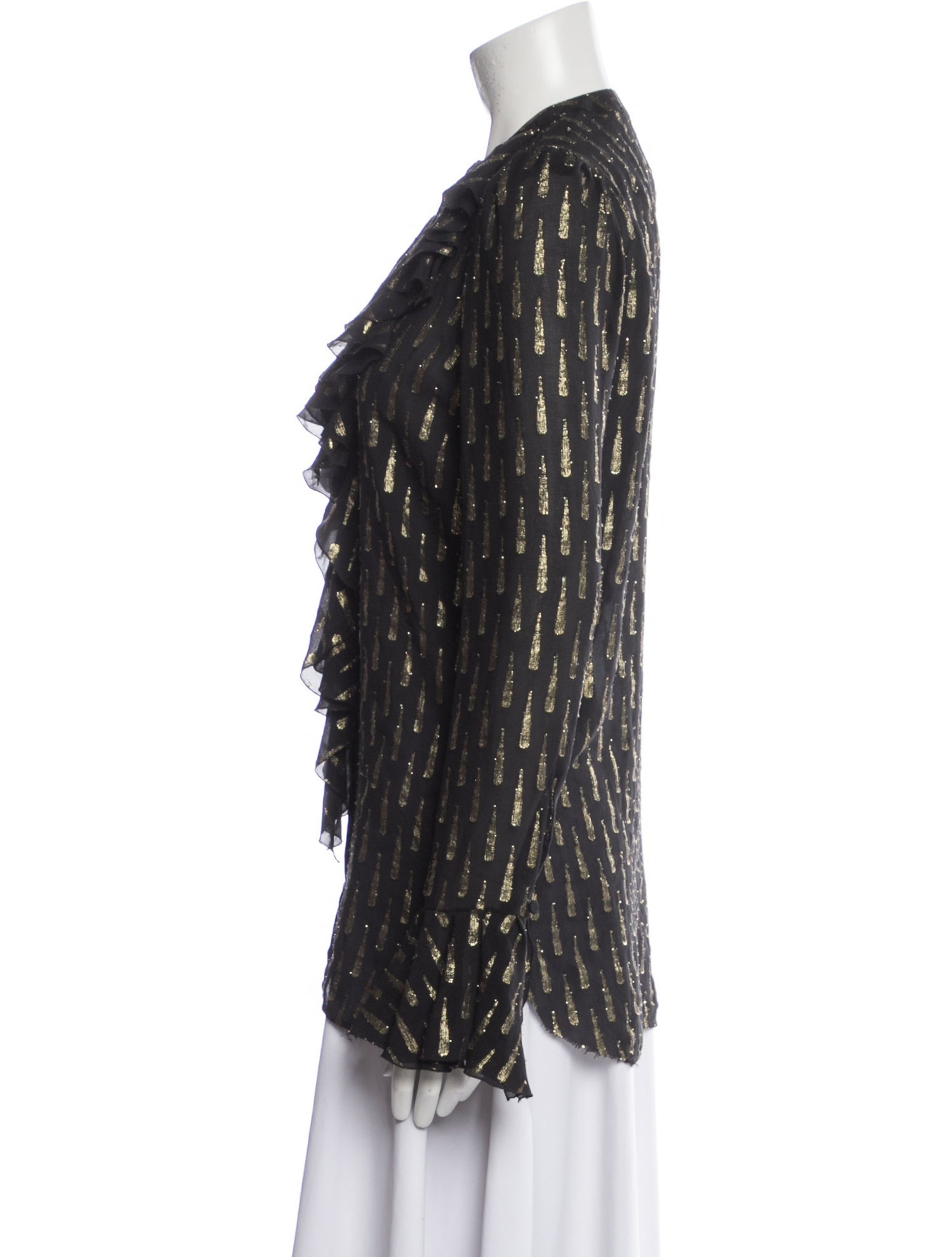 Roberto Cavalli Silk Printed Blouse